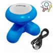 Massageador portátil relax azul a pilhas ou USB compacto